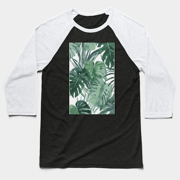 green plant Baseball T-Shirt by Pixy Official